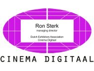 Ron Sterk - Europa Cinemas