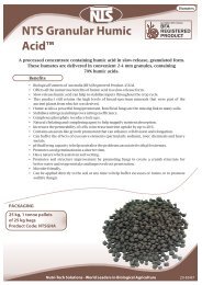 NTS Granular Humic A.. - Nutri-Tech Solutions