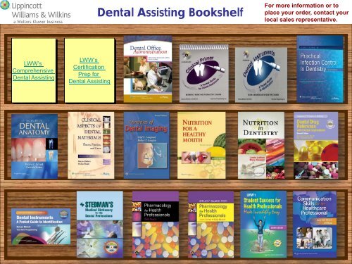 Dental Assisting Bookshelf Lippincott Williams Wilkins