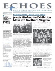 Jewish Washington exhibition Moves to Northern Virginia