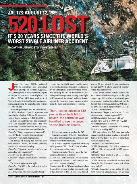 Flight Safety Australia - July-August 2005 pg28-33 - Civil Aviation ...