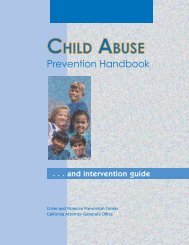 Child Abuse Prevention Handbook - SFUSD School Health Programs
