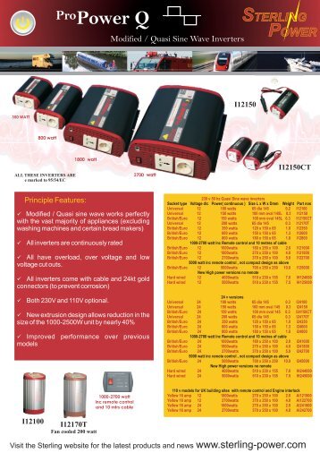 Pure Sine Wave Inverters