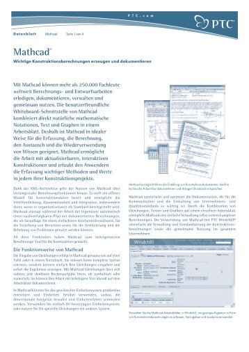 Mathcad® - Inneo