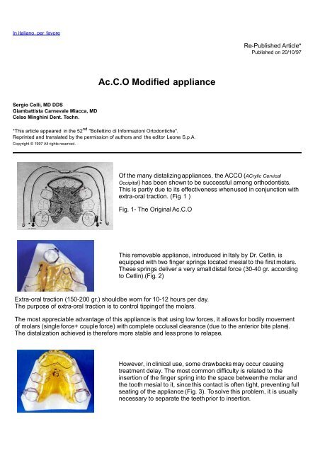 Download Document (929.04 Kb) - Virtual Journal of Orthodontics