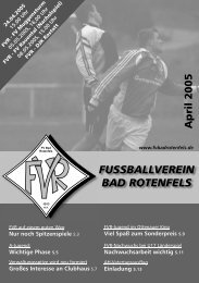 April 2005 - FV Bad Rotenfels