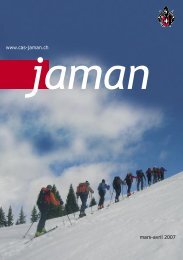 mars-avril 2007 www.cas-jaman.ch - Club Alpin Suisse Section Jaman