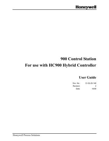 900 Control Station For use with HC900 Hybrid Controller - Merkantile