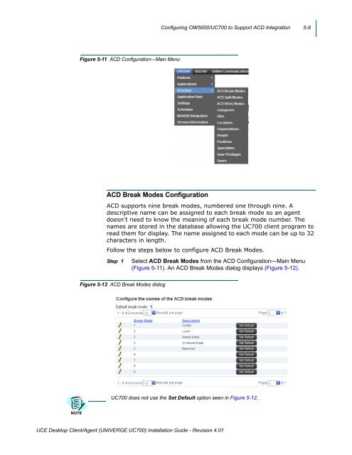 UNIVERGE UC700 - NEC Corporation of America