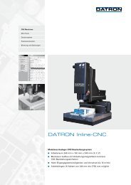 DATRON Inline-CNC