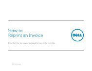 How to Reprint an Invoice - Dell