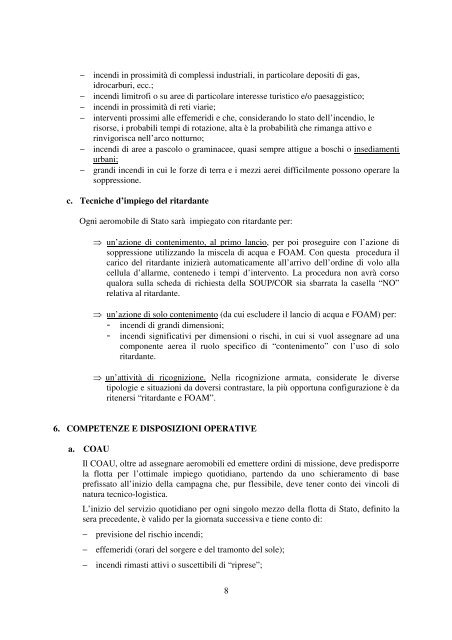 AIB 2009 - Dipartimento della Protezione Civile