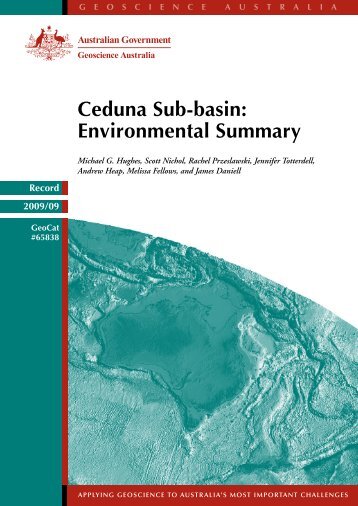 Ceduna Sub-basin: Environmental Summary - Geoscience Australia