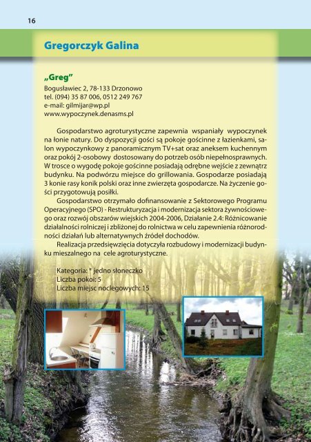 Katalog Agroturystyczny - KSOW