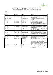 Veranstaltungskalender 2010 - Touristik Marktoberdorf
