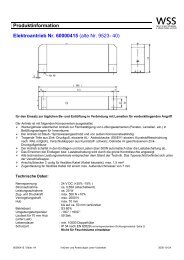 Motor WSS 24_V_500N - Fieger Lamellenfenster GmbH