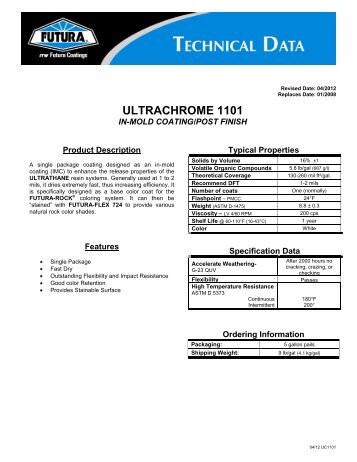 ultrachrome 1101 - ITW Futura Coatings