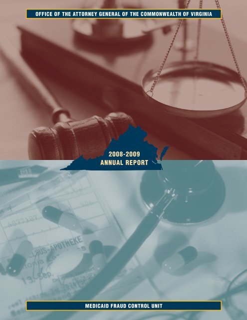 2008-2009 ANNUAL REPORT - Virginia Attorney General