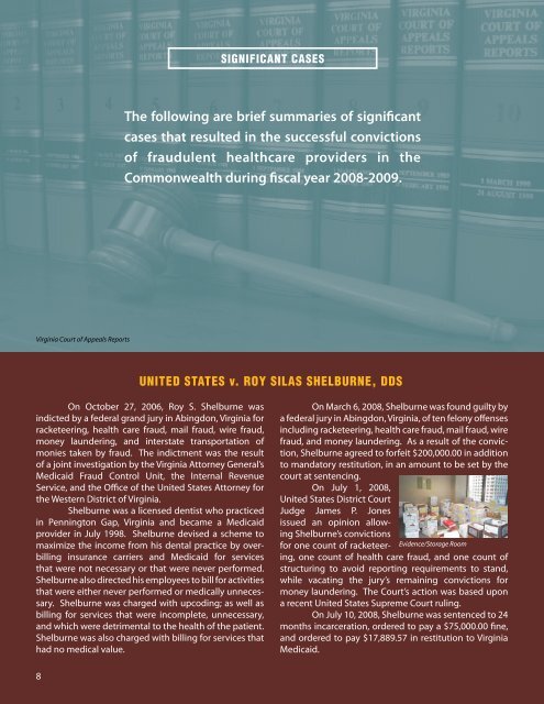 2008-2009 ANNUAL REPORT - Virginia Attorney General