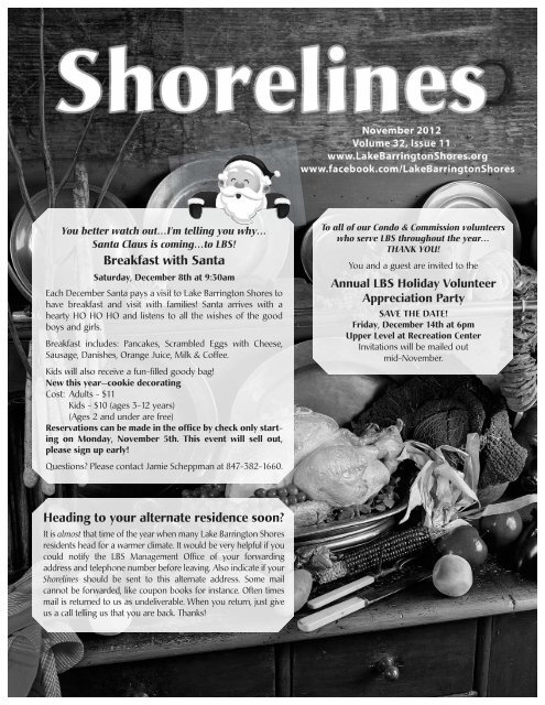 Shorelines - Lake Barrington Shores Condominium Association