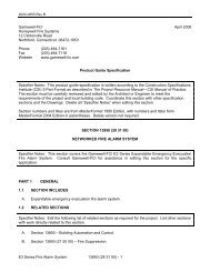 Specification Gamewell Fci