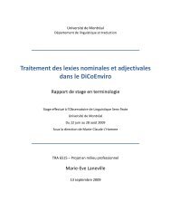 PDF (484Ko) - Observatoire de linguistique Sens-Texte (OLST)