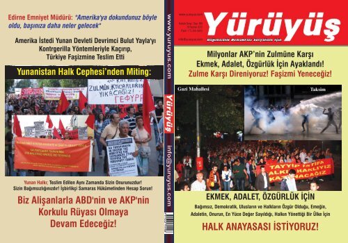 HALK ANAYASASI İSTİYORUZ! - Yürüyüş