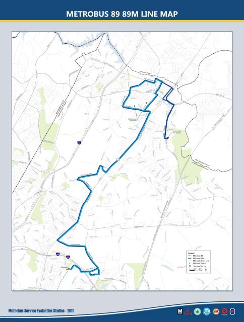 B13 Bus Route Map Routes 89-89M - Metrobus Studies