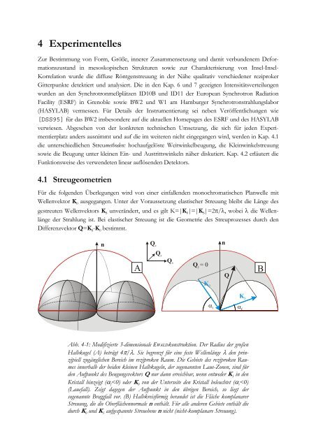 Streuung von Röntgenstrahlen an selbstorganisierten Halbleiter ...