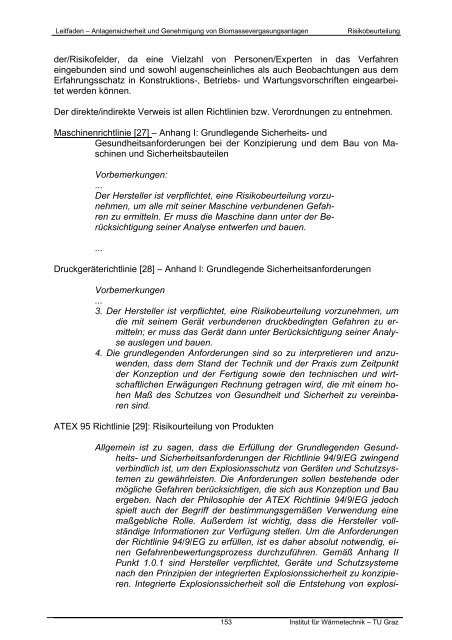 Anlagensicherheit und Genehmigung von - NachhaltigWirtschaften.at