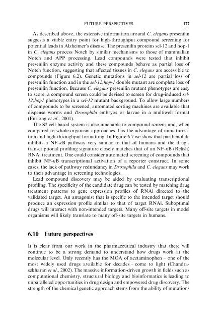 Model Organisms in Drug Discovery