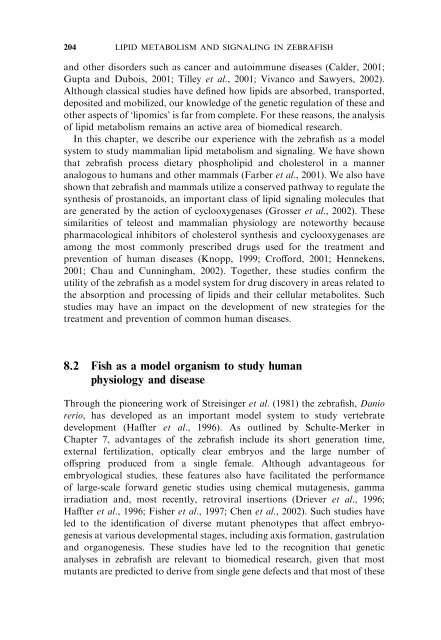 Model Organisms in Drug Discovery