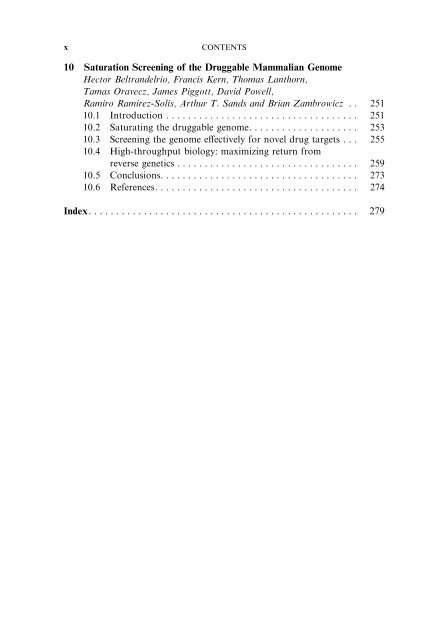 Model Organisms in Drug Discovery