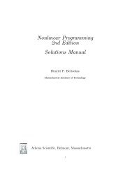 Nonlinear Programming 2nd Edition Solutions ... - Athena Scientific