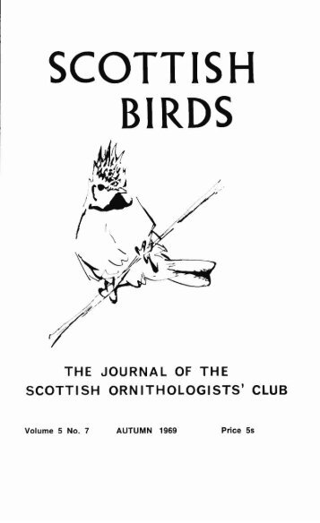 SCOTTISH BIRDS - The Scottish Ornithologists' Club