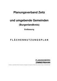 Planungsverband Zeitz und umgebende Gemeinden - Stadt Zeitz