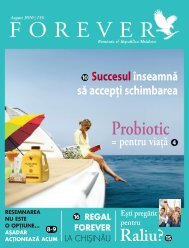 August 2010 - Forever Living Products