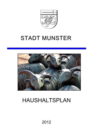 Produktplan - Stadt Munster