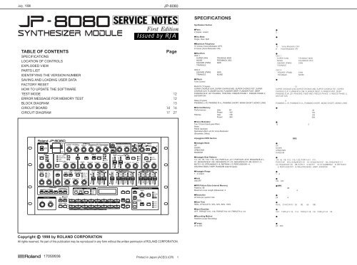 JP-8080 - Fdiskc