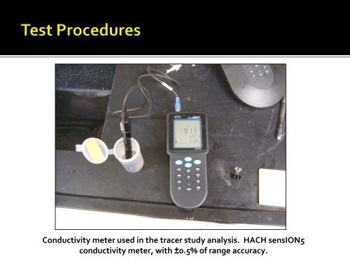 Statewide (PA) Chlorine Contact Time Tracer Study - Gwin, Dobson ...