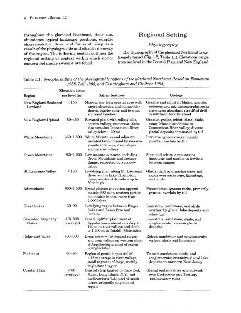 Ecology of Red Maple Swamps in the Glaciated Northeast: A ...