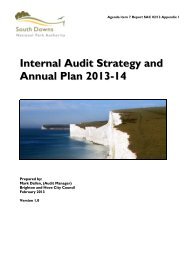 Internal Audit Strategy and Annual Plan 2013-1 44 - South Downs ...