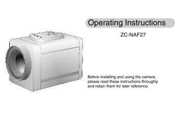 Operating Instructions - CBC CCTV