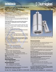 Iso 9001 Lumiglas Luminaire Stainless Steel ESL 25 ... - L.J. Star, Inc.