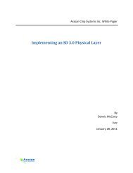 Implementing an SD 3.0 Physical Layer - Arasan