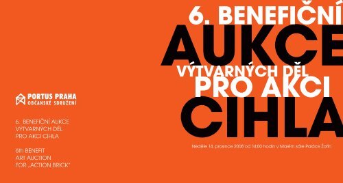 6. benefiÄnÃ­ aukce vÃ½tvarnÃ½ch dÄl pro akci cihla - AukÄnÃ­ sÃ­Å VltavÃ­n