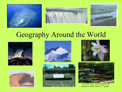 Geography Around the World Slide Show - gst boces