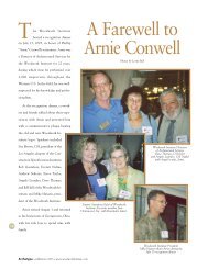 A Farewell to Arnie Conwell - Woodwork Institute