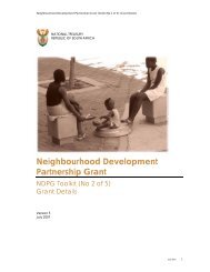 2.1.1.2 NDPG Toolkit 2 of 5 Grant Details - NDP - National Treasury