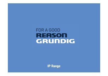 Grundig IP Cameras - Security Buying Group